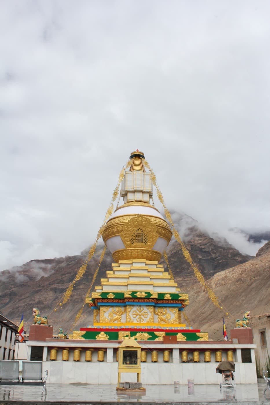 The stupa at Tabo Monastery, Spiti Valley